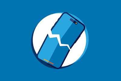 broken phone